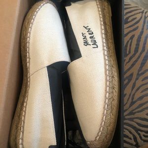 Lady’s Saint Laurent Espadrilles. New. Never worn.